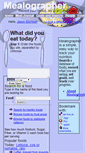 Mobile Screenshot of mealographer.com
